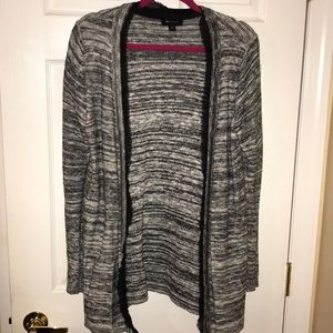 Black and white dressy cardigan